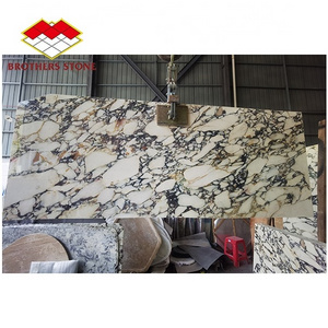 Natural White marble with Purple veins Calacutta viola Calacatta Purple  tile for sale