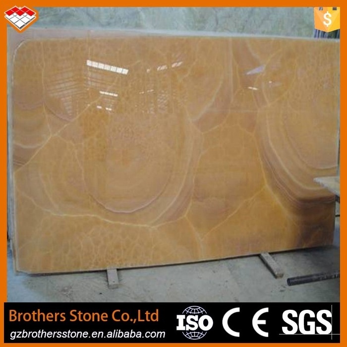 Brother Stone Best selling yellow onyx slabs nature onyx stone Honey Onyx Slab Price