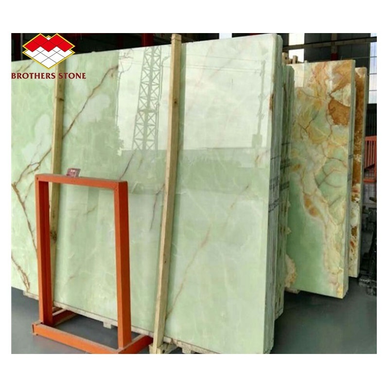 Luxury Green Marble Stone Chinese Light Green Color Jade Marble Slabs