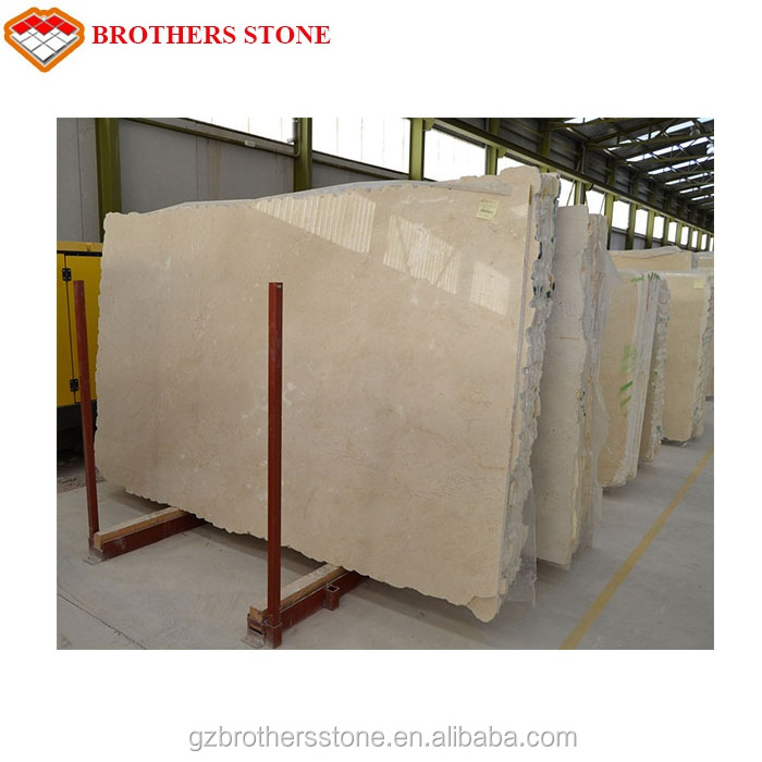 2022 Brothers Stone hot sale Spanish Cream Marble  Crema Marfil Marble slab for flooring decoration for Villa