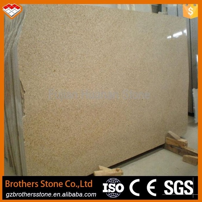 Factory Natural Stone Cheap G682 Yellow Sand Granite Block Pillars Counter top And Vanity Top