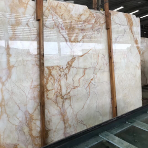 Luxury hotel flooring  beige marble low price spanish royal gold marble  onyx  golden light spider marble slab