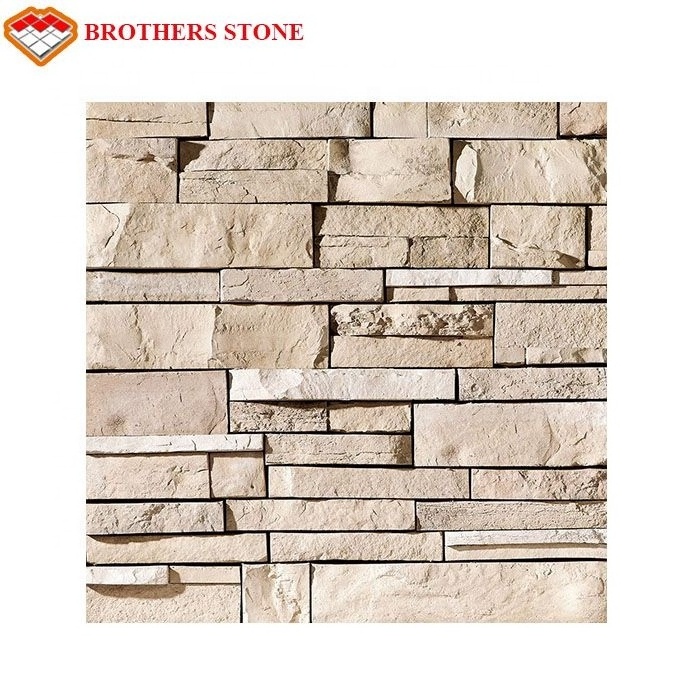 Brothers Stone Cultured Veneer Stacked Stone manufactured Panels for Walls