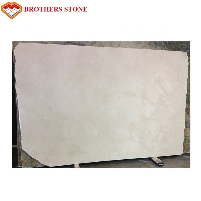 2022  High Quality natural stone beige marble tile crema marfil for flooring