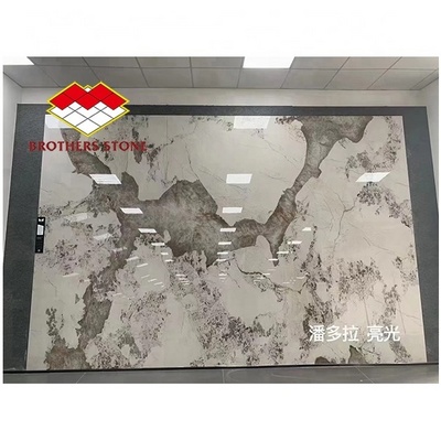 Polished for background wall sintered stone slab Artificial Pandora Sintered Stone Ceramic Tiles For Floor Wall