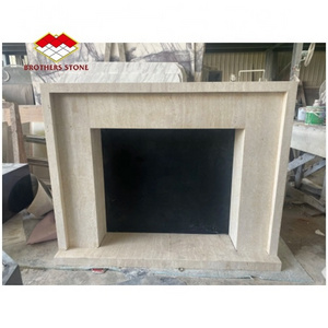 Travertine indoor tv stands fireplace decorative