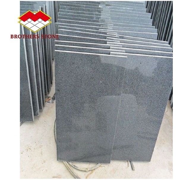 China G654  Polished Granite  Dark Black Granite G654 Granite