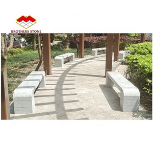 Natural Stone Outdoor Garden granite Stone Bench Seat Chair marble bench for garden