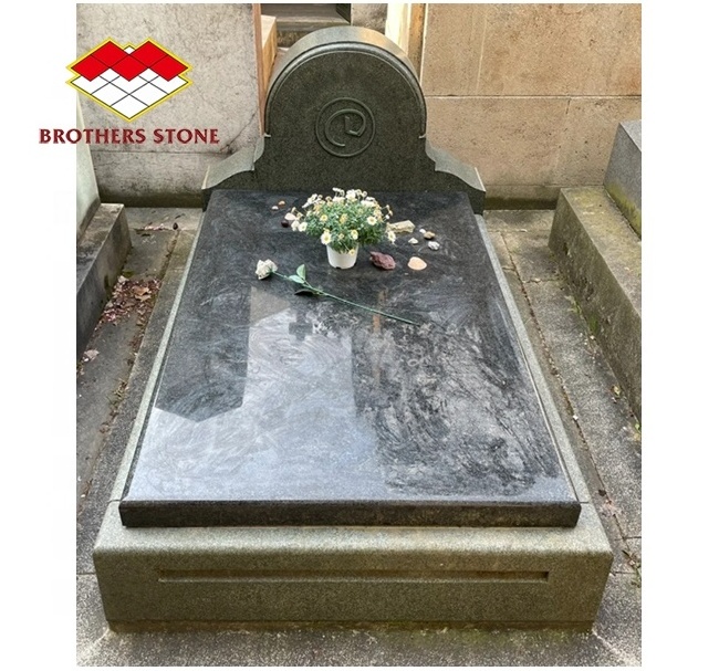 Black Granite Tombstone And Monument European Tombstone Design granite marble  grave tombstone slab black tom