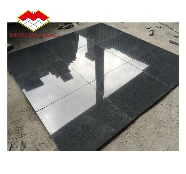 China G654  Polished Granite  Dark Black Granite G654 Granite