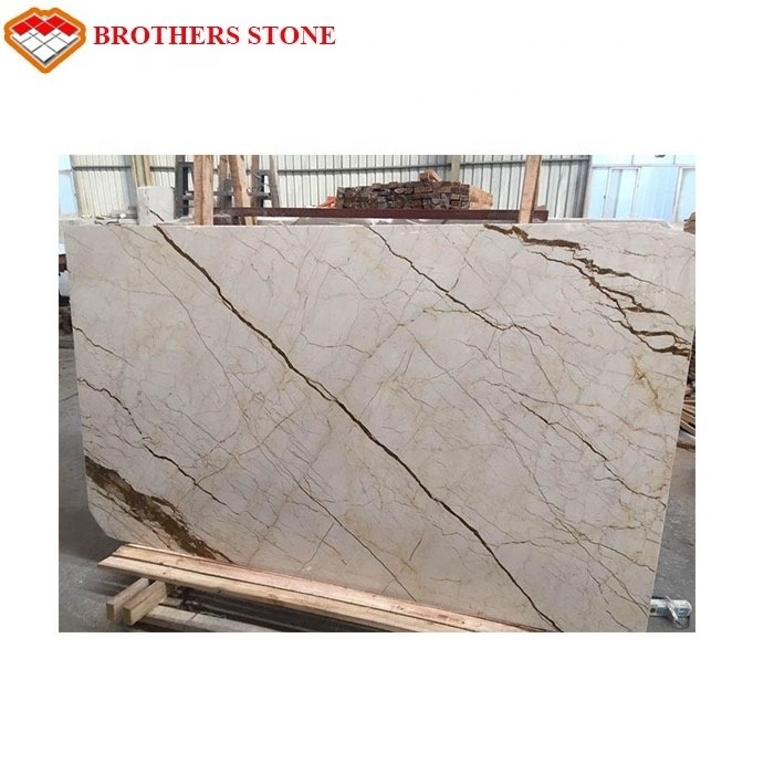 2021 Big Fire Sale Sofitel Gold Marble Slabs, Beige Marble Turkey Tiles & Slabs