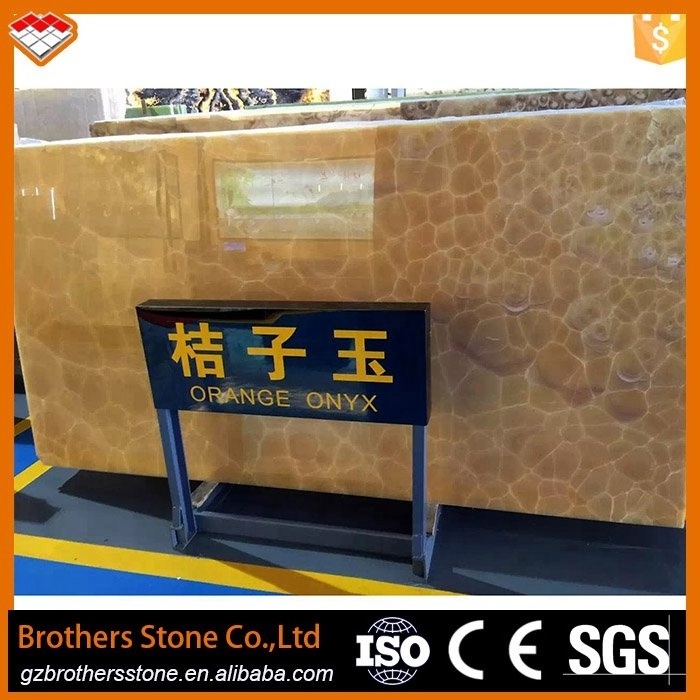 Brother Stone Best selling yellow onyx slabs nature onyx stone Honey Onyx Slab Price