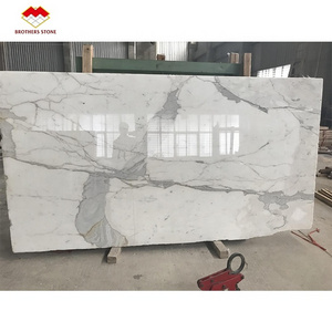 2022 Brothers Stone Supplier Rich stock Price Italian Carrara  White Grey Marble Tile bianco carrara marble