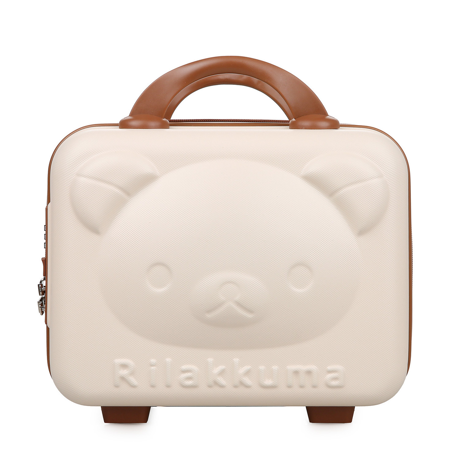 New Design Cute Bear Portable Mini Travel 14 inch Suitcase Makeup Case for Girl Kids Women