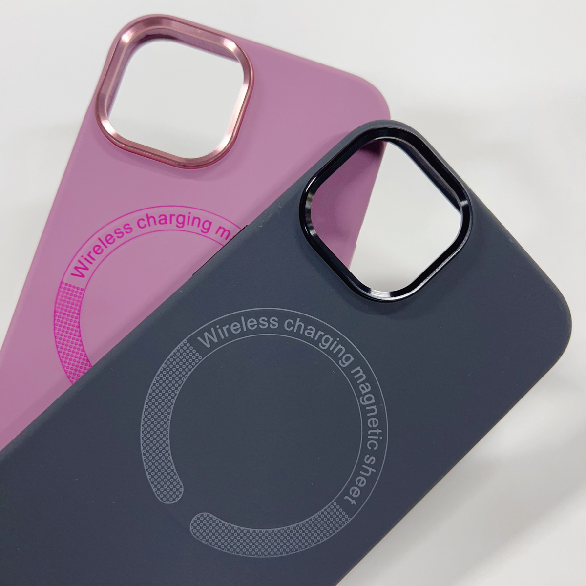 Wholesale Liquid Silicone Dirt-resistant Stylish Magnetic Phone case original Hard back cover For iPhone case