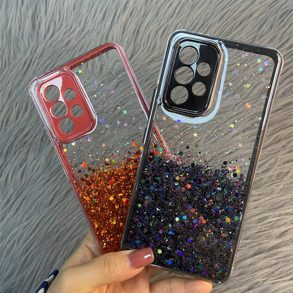 Hot Selling in South America Phone Case Cover For Samsung A53 5G Shine Glue 2 in 1 Funda Armor Case Back Cover