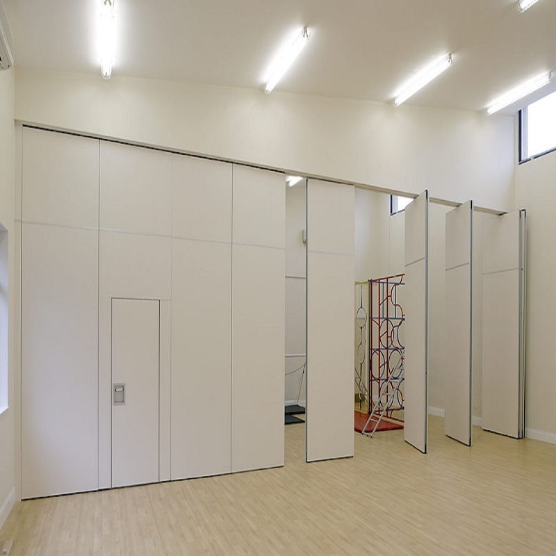 Operable divider acoustic wall panel retractable wall partition door movable walls for dance studio