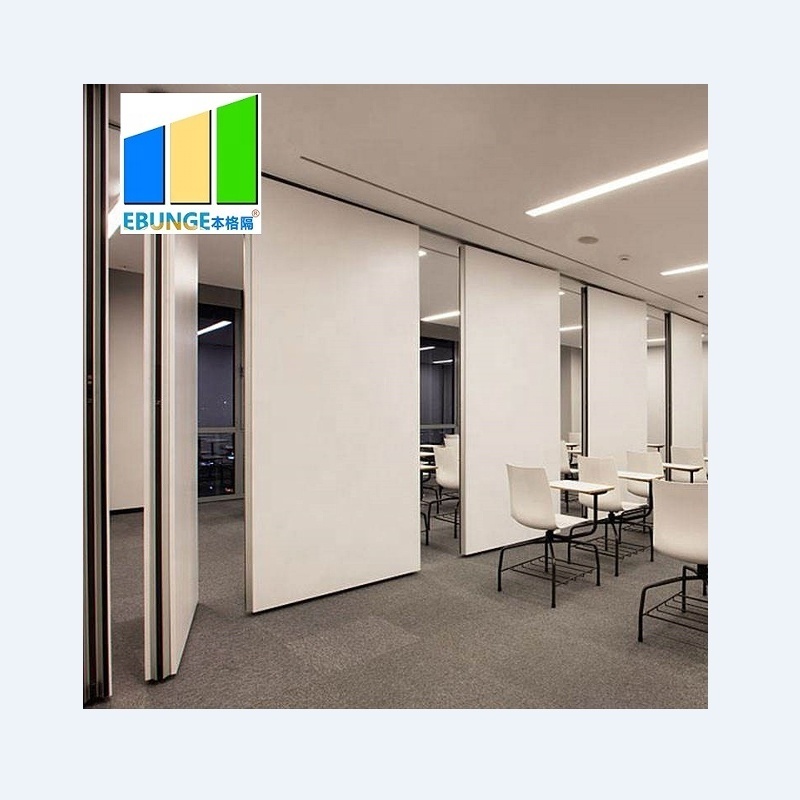 EBUNGE Soundproof Folding Partition And Sliding Walls Operable Movable Door For Office To Divide The Room