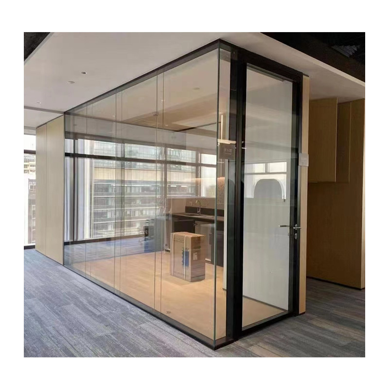 Foshan Acoustic Office Glass Partition Wall Office Glass Partition For Office Building