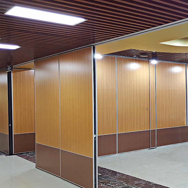 Waterproof Wooden Soundproof Foldng Room Divider Movable Partitions Wall Screens Systems