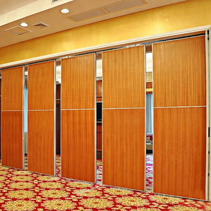 Hotel Banquet Hall Soundproof Room Divider Partition Movable Wall Sliding Folding Partitions Acoustic Operable Walls