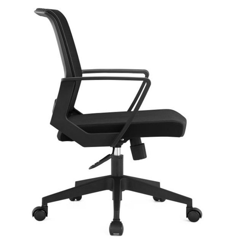 Modern Ergonomic Conference Furniture Mid Back Fabric Mesh Chair Swivel Visitor Chairs