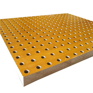 Decorative Wooden Micro Sound Absorbing Perforated Acoustic Panel Veneer Mdf Groove Acoustic Panels Board Price