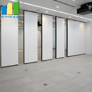 Soundproof Sliding Door Operable Acoustic Foldable Partition Moveable Walls for Conference Hall