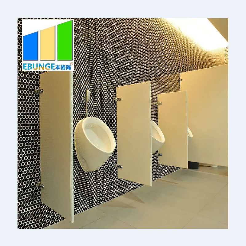 EBUNGE Laminated Board Partition Wall Male Toilet Partitions Divided Urinals