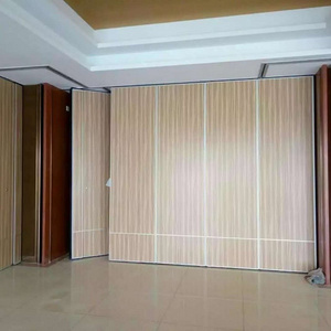 Operable divider acoustic wall panel retractable wall partition door movable walls for dance studio