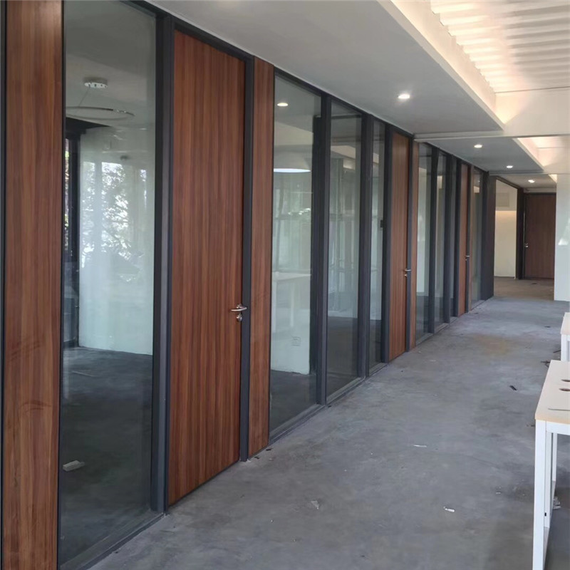 Foshan Acoustic Office Glass Partition Wall Office Glass Partition For Office Building