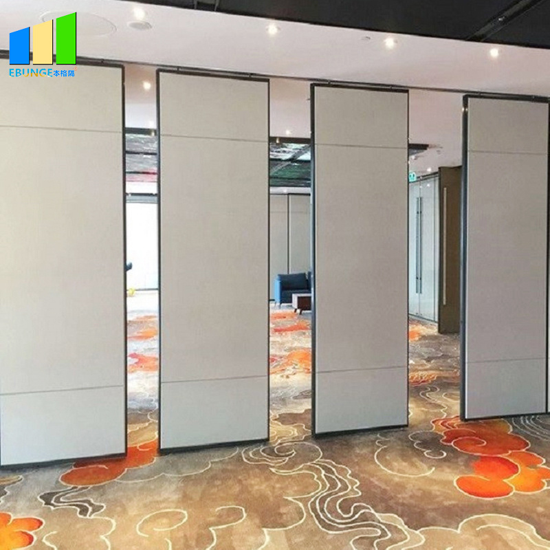 Waterproof Wooden Soundproof Foldng Room Divider Movable Partitions Wall Screens Systems