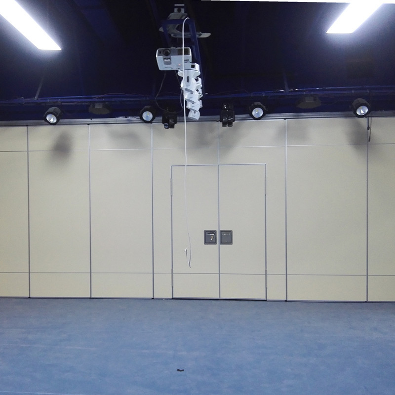 Operable divider acoustic wall panel retractable wall partition door movable walls for dance studio