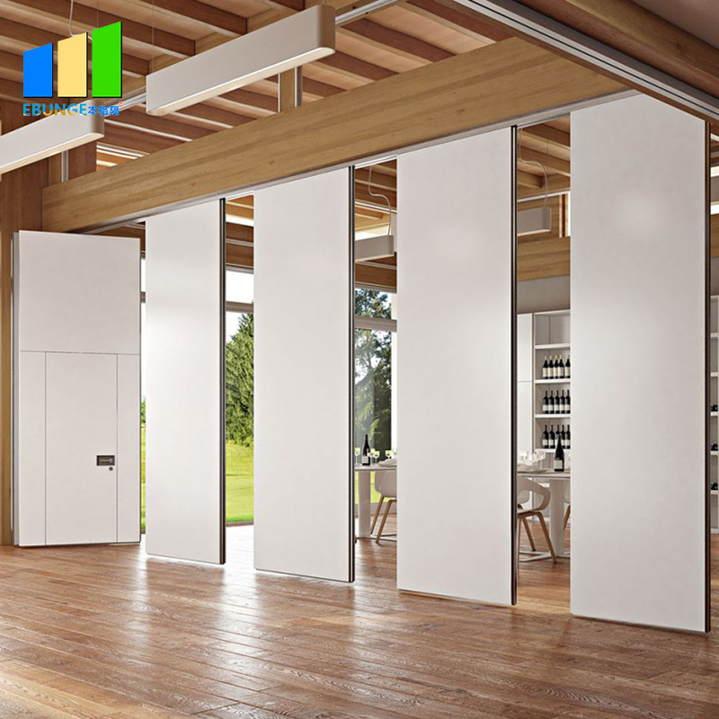 Waterproof Wooden Soundproof Foldng Room Divider Movable Partitions Wall Screens Systems