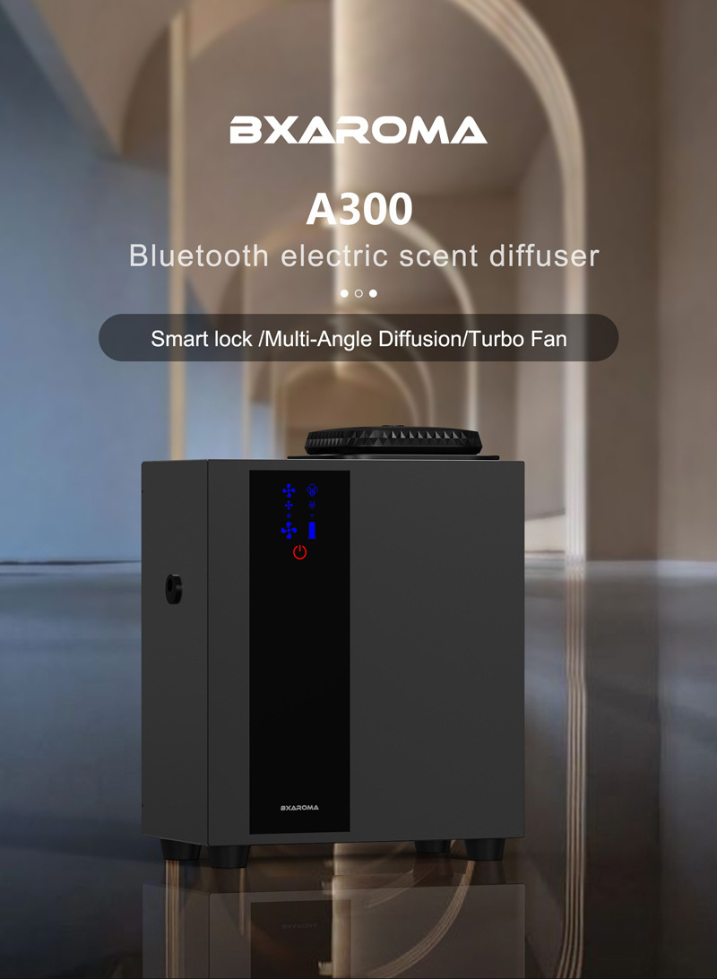 Bxaroma New arrivals 300m2 aroma Oil Fragrance Plug in Wall Mounted Commercial Hotel air scent machine hvac aroma diffuser