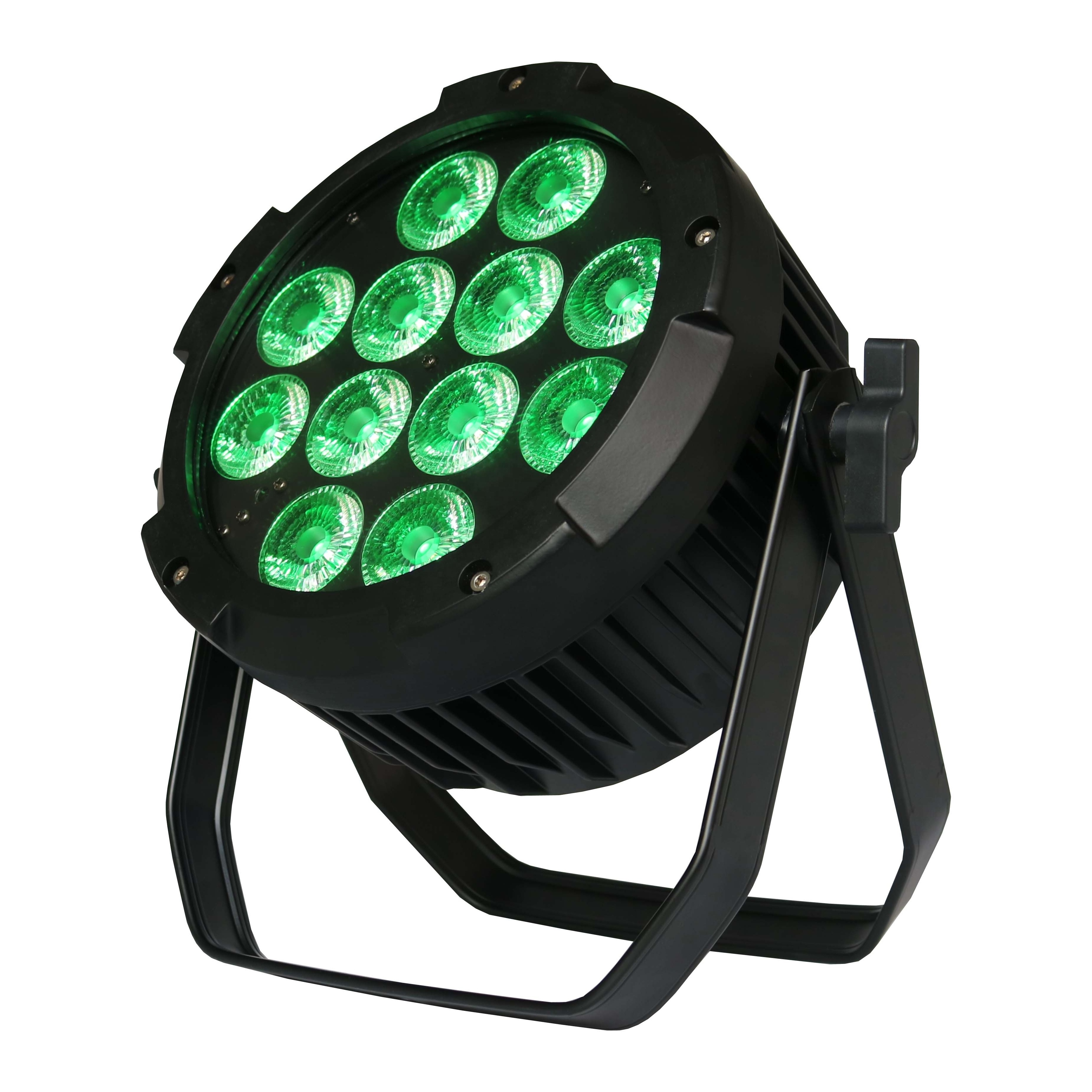 outdoor ip65 12x6in1 led battery powered wireless dmx wifi slim led flat par light with IR Remote