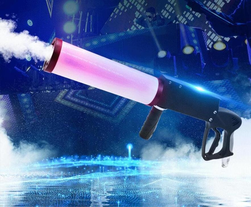 Stage Handheld Equipment Wholesale Hand Held Stage Effects Jet Machine Dj LED CO2 Confetti Gun For Wedding And Party