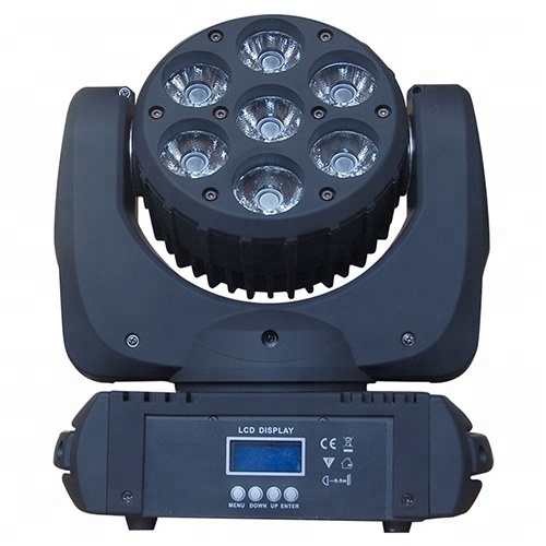 hot dj light club light 7x12W 4in1 LED beam moving head