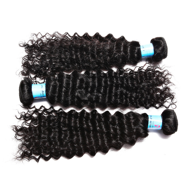 deep wave brazilian hair bundles,curly hair extension for black women