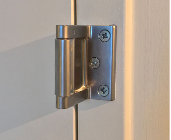 New design safety lock sliding door hinge guard