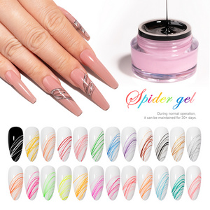 Spider Gel Paint Gel 24 Colors Wholesale Nails Supplies Salon Uv Nail Art Painting Spider Gel