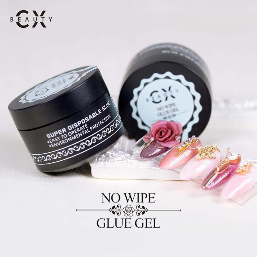 CX Beauty OEM Nail Art UV LED Soak Off Gel Polish 15ml Nail Gel Polish Diamond Clear Uv Gel Glue for Decoration