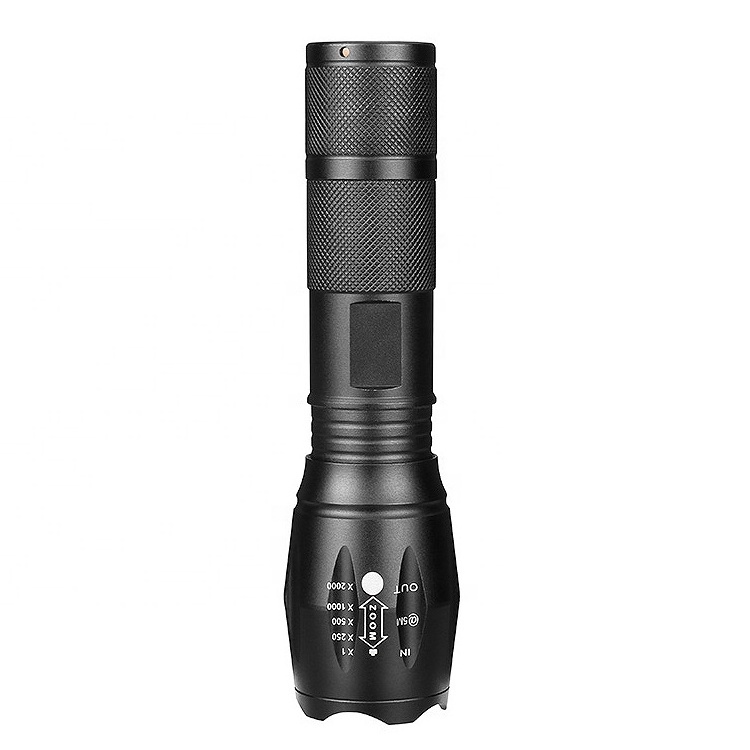 Wholesale T6 LED Powerful Zoomable Tactical Flashlight Waterproof Outdoor Travel Hike Camping Work Spotlight Torch