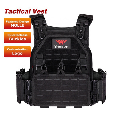 Factory Yakeda Chaleco Tactico Black 1000D Oxford 6094 Plate Carrier Tactical Vest For Men