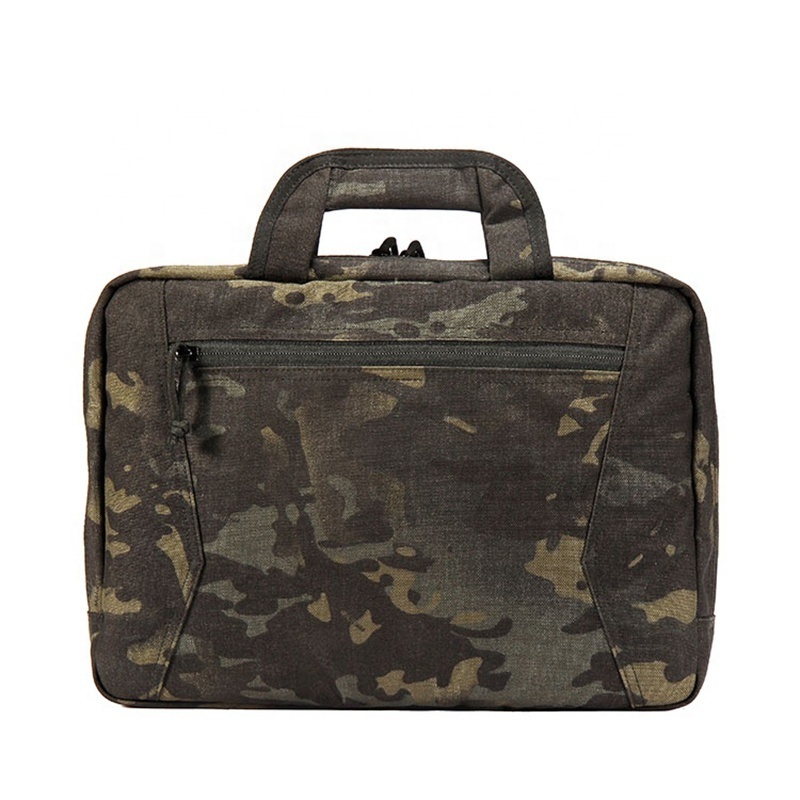 Camo Laptop Bag Hunting Handbag Custom Computer Handbags Men 6.5L Nylon Black Camouflage Tactical Laptop Bag