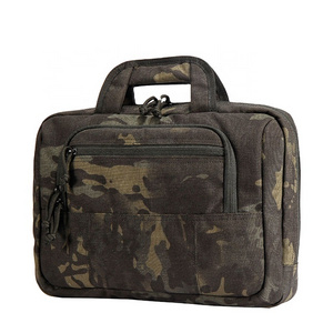 Camo Laptop Bag Hunting Handbag Custom Computer Handbags Men 6.5L Nylon Black Camouflage Tactical Laptop Bag