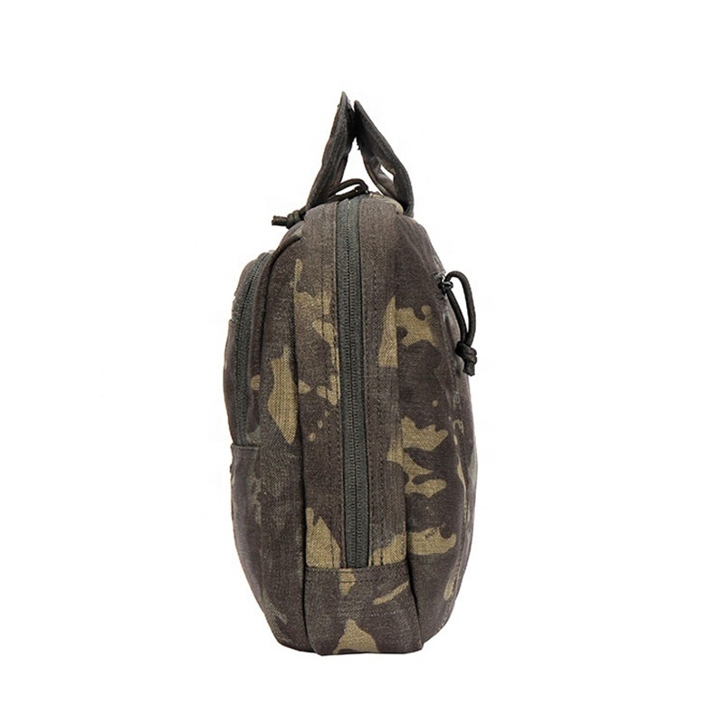 Camo Laptop Bag Hunting Handbag Custom Computer Handbags Men 6.5L Nylon Black Camouflage Tactical Laptop Bag