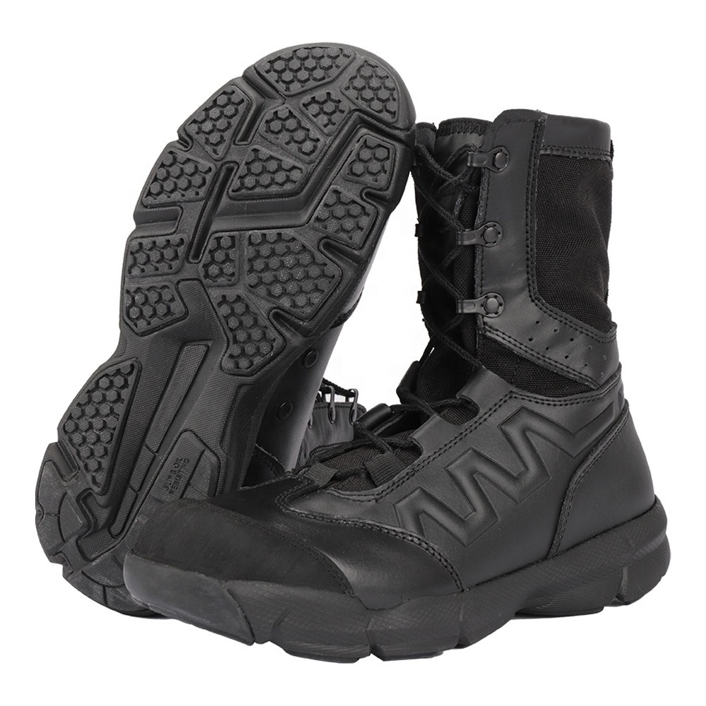 Wholesale Safety Shoes Black Outdoor Hiking Sports Tactical Boots For Men