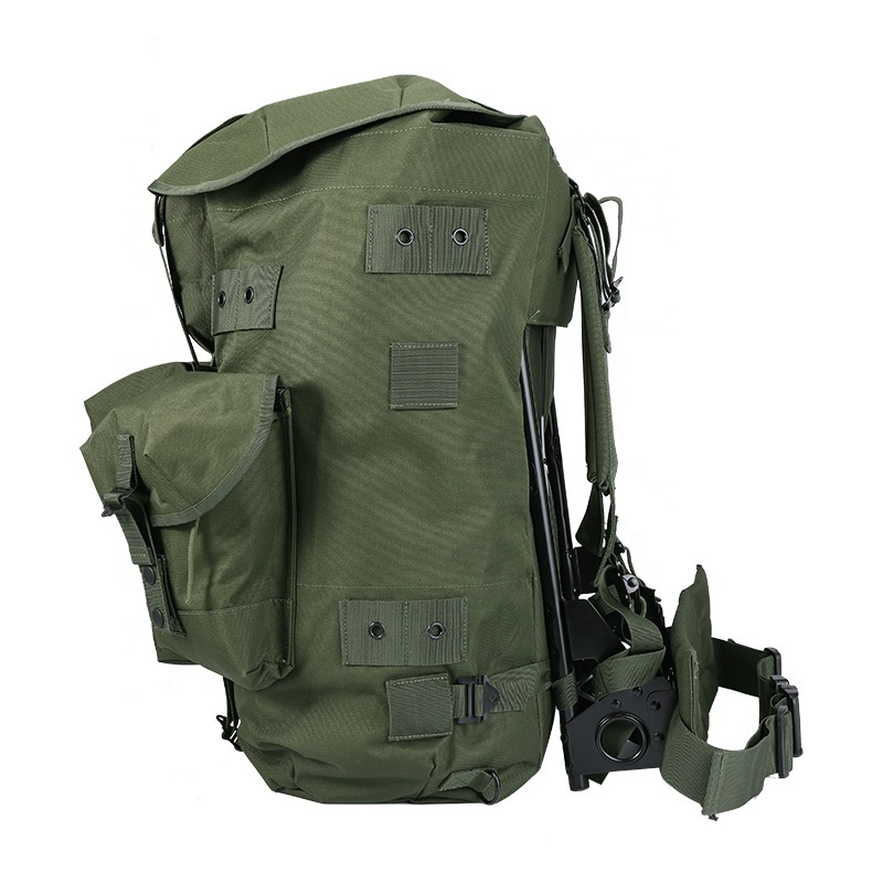 Yakeda Mochila Alice Pack 80L Green Tactical Gear Outdoor Travel Camping Hiking Backpack With Metal Frame