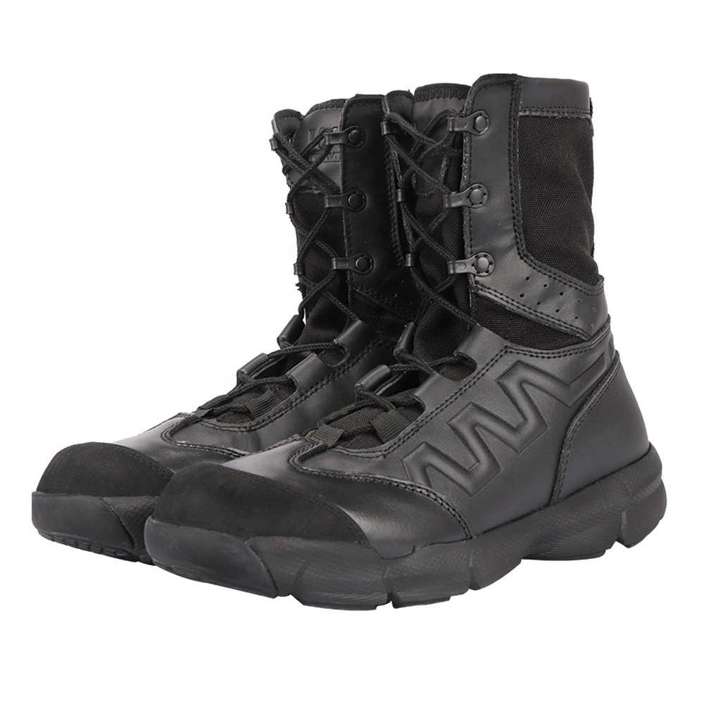 Wholesale Safety Shoes Black Outdoor Hiking Sports Tactical Boots For Men